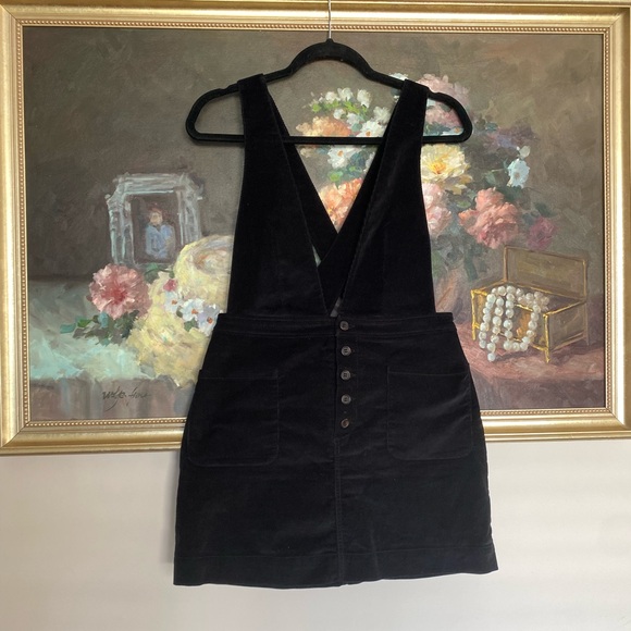 Free People pinafore corduroy dress size 4 - Picture 4 of 4